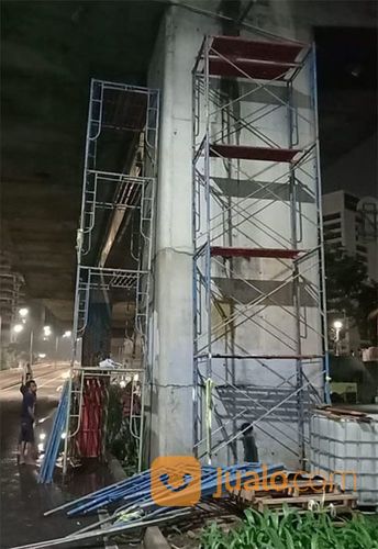 JASA BONGKAR PASANG STEGER / SCAFFOLDING, MUDAH & MURAH