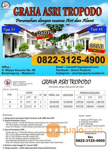 GRAHA ASRI TROPODO - Perumahan Dengan Nuansa Asri Dan Alami .