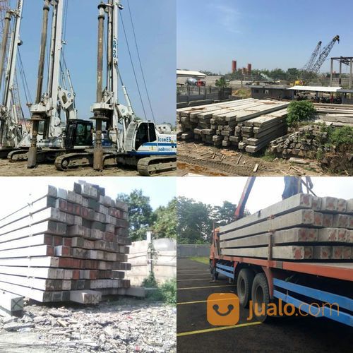 Pancang Paku Bumi, Alat In Jack Hydraulic, Diesel Hammer, Drop Hammer, Tiang Beton Pracetak K500.