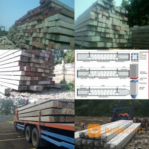 Pancang Paku Bumi, Alat In Jack Hydraulic, Diesel Hammer, Drop Hammer, Tiang Beton Pracetak K500.