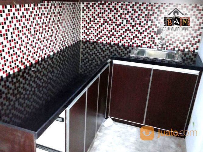 GRANIT MARMER TOP TABLE KITCHEN SET PALEMBANG