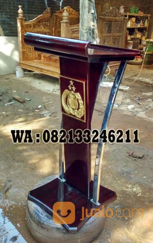 Podium Upacara Bendera Polri Minimalis Tiang Stainless