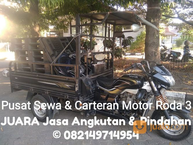 Jasa Angkut Pindahan Sewa Carteran Motor Gerobak Roda Tiga Viar Tossa Malang Raya
