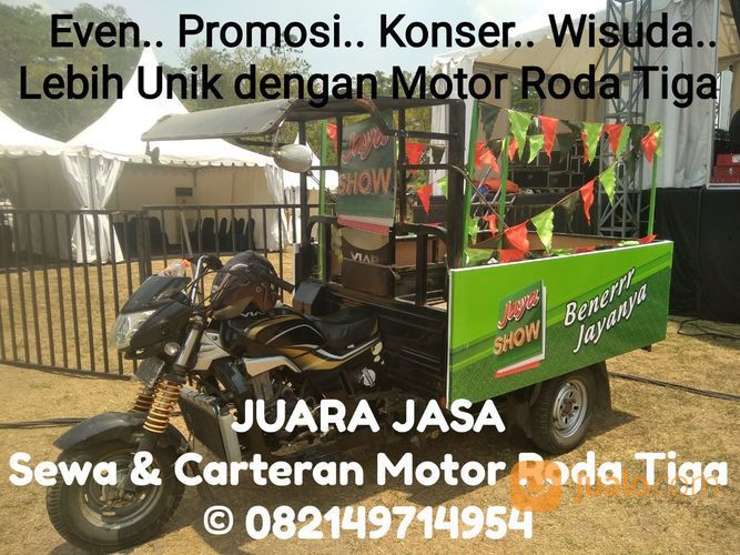 Di Sidoarjo Sewa Carteran Motor Usaha Roda Tiga Viar Tossa Fukuda Dorkas