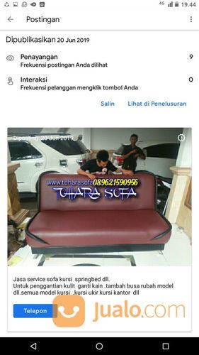 Jasa Service Sofa Kursi