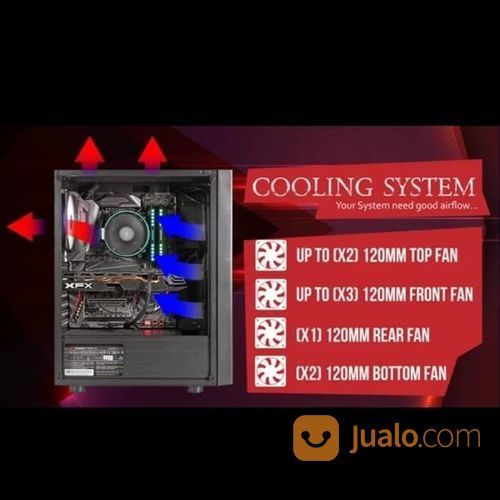 CASING PC GAMING CUBE GAMING BAFF