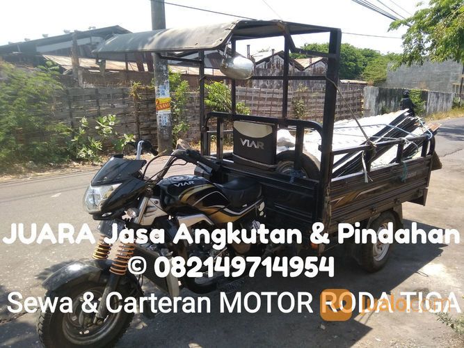 Rental Sewa & Carteran Motor Usaha Roda Tiga Viar Tossa Fukuda Dorkas Surabaya