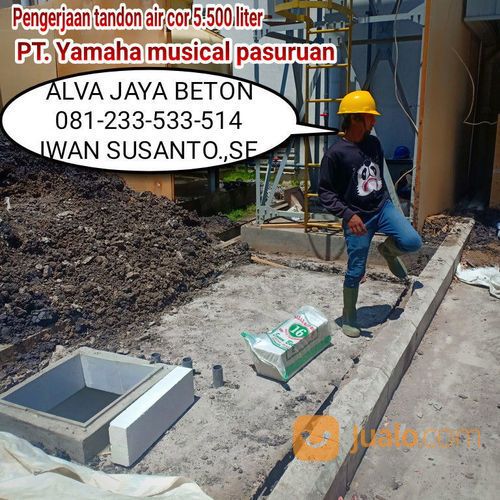 Harga Tandon Air Cor Tanam Dan Septictank Beton Malang Dan Madura
