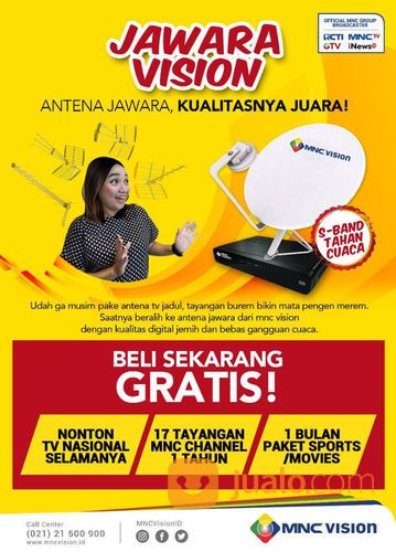 MNC Vision Indovision Pay TV Terbaik, Kualitas Terbukti No 1