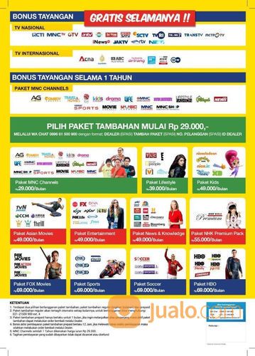 MNC Vision Indovision Pay TV Terbaik, Kualitas Terbukti No 1