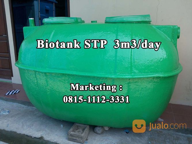 Biotank 3m3/Day 3000 Liter 3 M3 - Septic Tank Bio - Bio Septic Tank