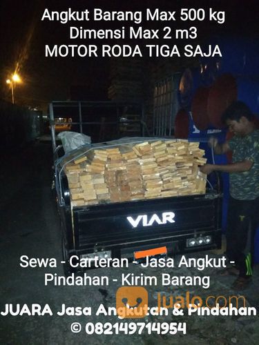 Jasa Angkut Pindahan Motor Pickup Roda Tiga Viar Tossa Fukuda Siap Sewa Carteran Gresik