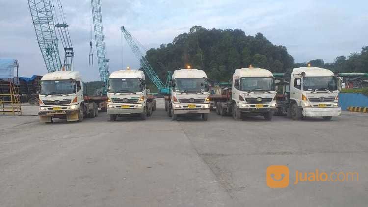 Kepala Trailer Hino 2012 Type 320 TI Traktor Head + Chassis 3 Axle Full Original