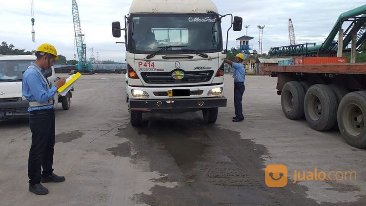 Kepala Trailer Hino 2012 Type 320 TI Traktor Head + Chassis 3 Axle Full Original