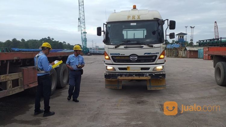 Kepala Trailer Hino 2012 Type 320 TI Traktor Head + Chassis 3 Axle Full Original