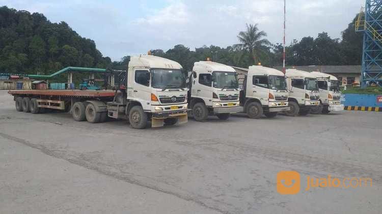 Kepala Trailer Hino 2012 Type 320 TI Traktor Head + Chassis 3 Axle Full Original