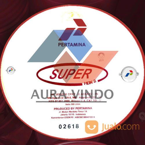 Oli Industri Pelumas Pertamina Gemuk PTMN Super HDX-2