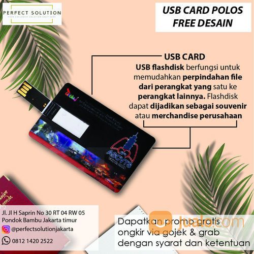 CETAK USB CARD DESAIN CUSTOM