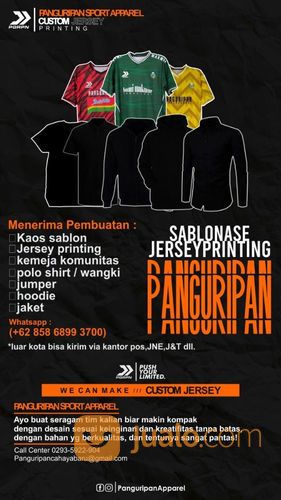 PAKAIAN, KAOS JERSEY JAKET, PANGURIPAN APPAREL TERPERCAYA, KUALITAS PREMIUM, TERBAIK.