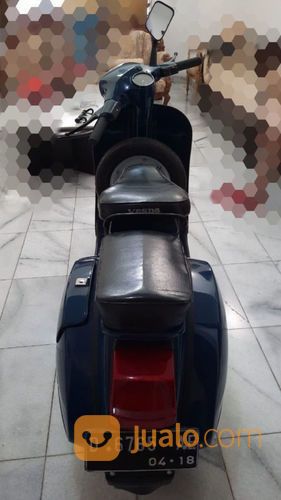 Vespa P150 1985 Biru Tangan Pertama