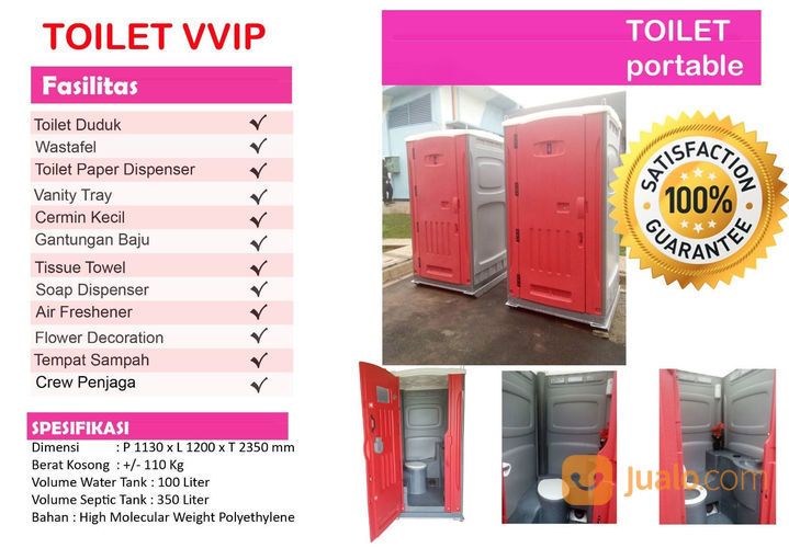 Rental Toilet Portable Harian Dengan Harga Termurah Daerah Jabodetabek