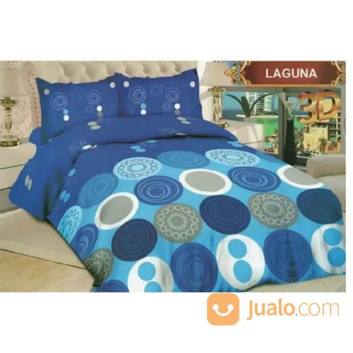 Bed Cover Flat Bonita Ukuran 220x220 Motif Laguna