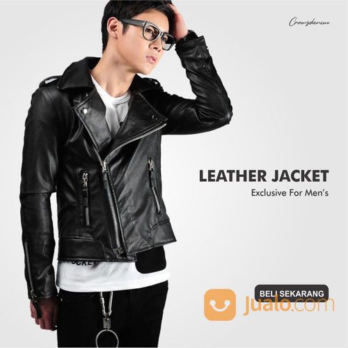 Jaket Kulit Korean Style Biker Jacket