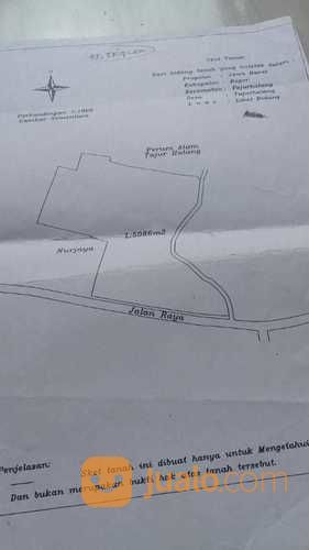 Tanah Strategis Pinggir Jalan Raya Cendrawasih Tajur Halang Bogor