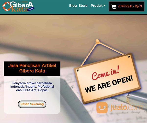 Gibera Kata: Jasa Penulisan Artikel SEO/Non-SEO, Copywriting & Deskripsi Produk Berkualitas.
