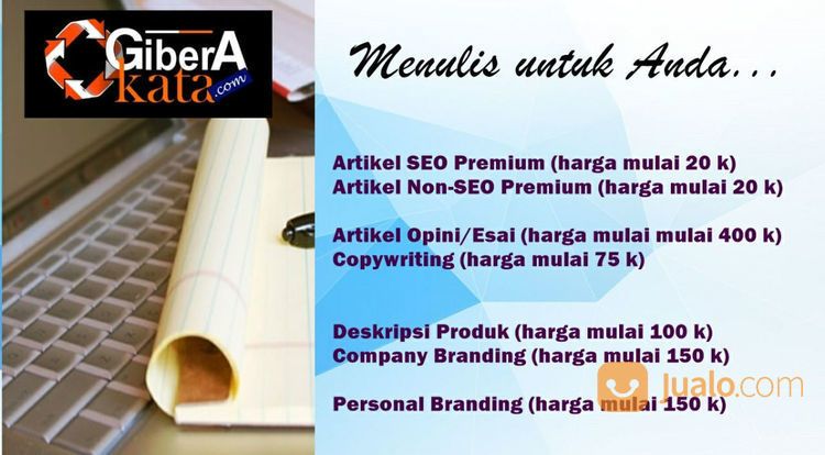 Gibera Kata: Jasa Penulisan Artikel SEO/Non-SEO, Copywriting & Deskripsi Produk Berkualitas.