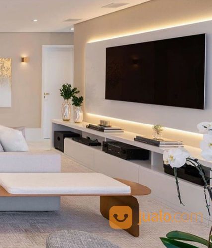 Jasa Backdrop Tv Hpl Mimimalis Di Purwokerto Dan Sekitarnya.