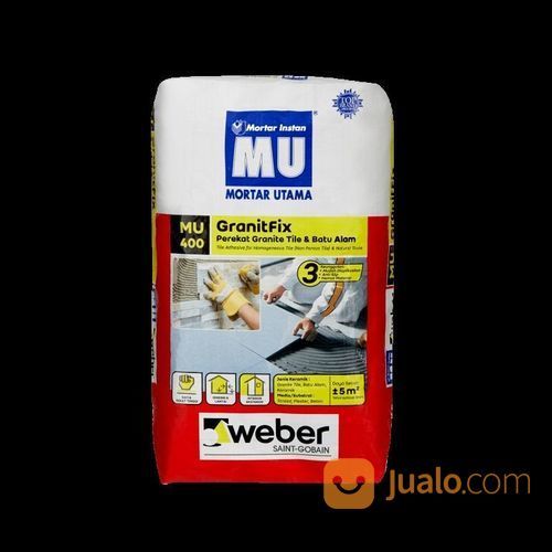 MU 400 GranitFix Mortar Utama 400 Perekat Granite Tile Dan Batu Alam