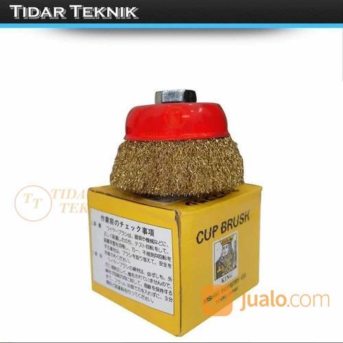 Sikat Mangkok - Sikat Kawat KING 3 Inch Cup Brush Untuk Gerinda