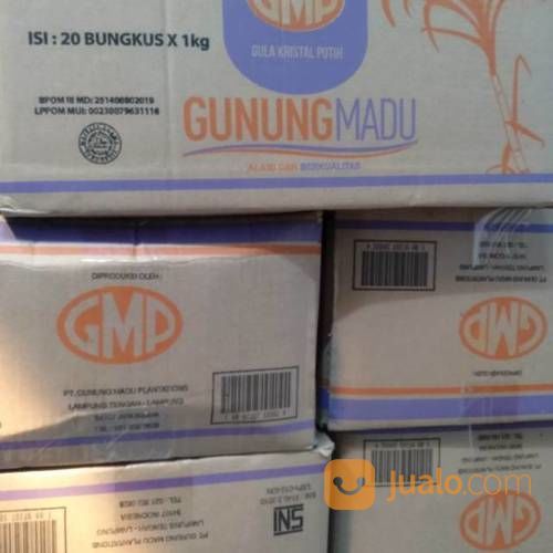 Gula Pasir GMP Kemasan 1 Kg 1 Dus Isi 20 Pcs Dan Gula Lainnya