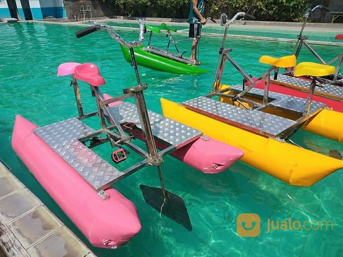 Perahu Bebek Fiber Sepeda Air Gowes Odong Odong