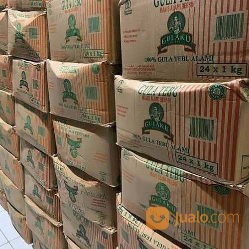 Gulaku Kemasan 1 Kg Hijau/Kuning 1 Dus Isi 24 Kemasan Terbaru