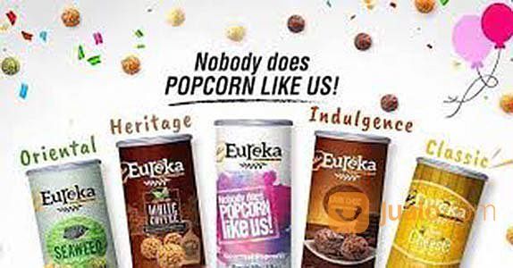 EUREKA Popcorn 70 Gr Pack Kaleng Besar Impor Malaysia Snack Khas Pop Corn