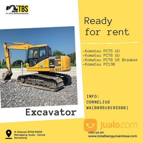 Sewa Excavator Komatsu Semarang