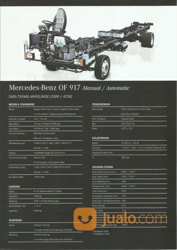 Chassis Mercedes-Benz Medium Bus 2023, READY , Karoseri Bisa Dibantu