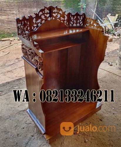 Mimbar Masjid Serang Banten Kayu Jati