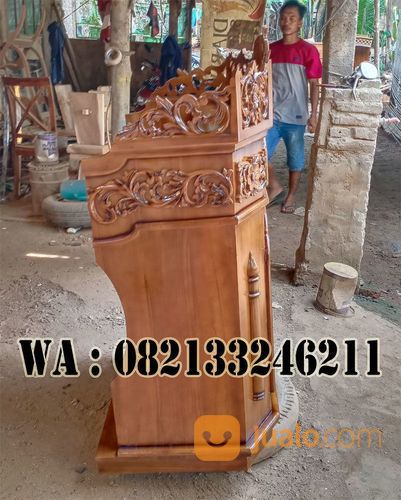 Mimbar Masjid Serang Banten Kayu Jati