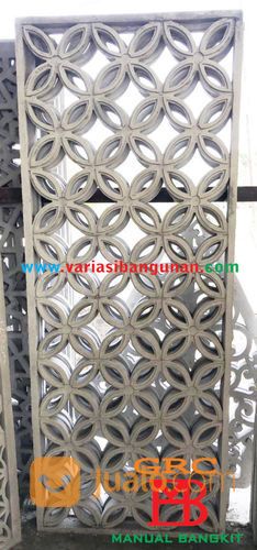 Krawangan GRC Motif Batik Kawung