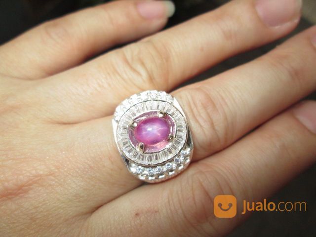 Natural Pink Safir Selon Ster Kecil Pedes Kwalitas Top SF001