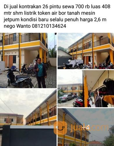 Kontrakan 26 Pintu Di Tegal Danas Cikarang