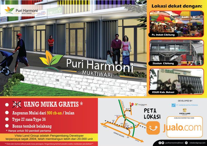 Puri Harmoni Muktiwari Cibitung Bekasi Rumah Subsidi Pemerintah