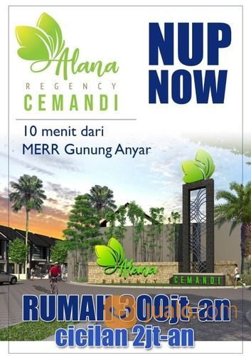 NUP NOW Rumah Alana Cemandi CUMA 300JUTAAN, STRATEGIS, DEKAT OERR MERR
