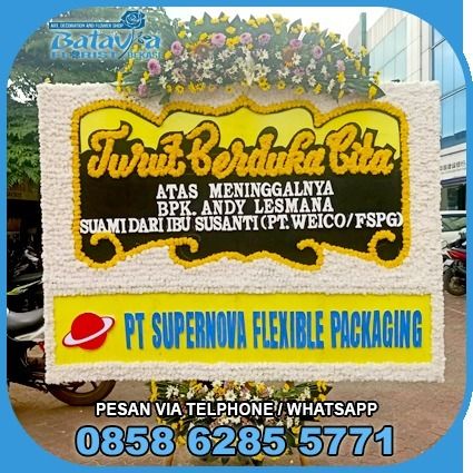 Karangan Bunga Papan Duka Cita - Toko Bunga Bekasi