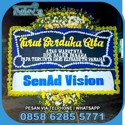 Karangan Bunga Papan Duka Cita - Toko Bunga Bekasi