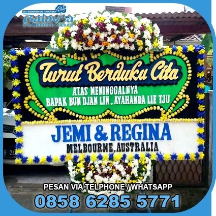 Karangan Bunga Papan Duka Cita - Toko Bunga Bekasi