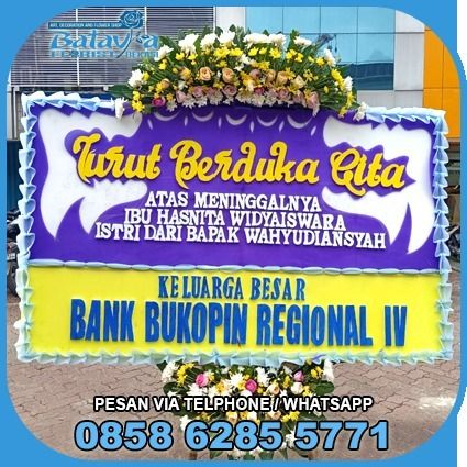 Karangan Bunga Papan Duka Cita - Toko Bunga Bekasi